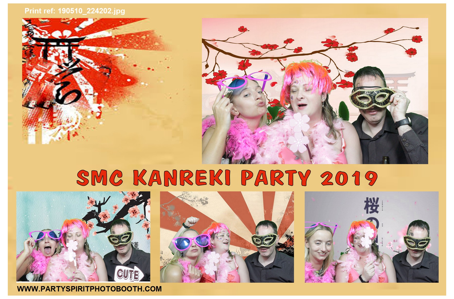60th Japanese Theme Event | View more photos from the event at gallery.partyspiritphotobooth.com/u/PartySpiritPhotoBooth/60th-Japanese-Theme-Event